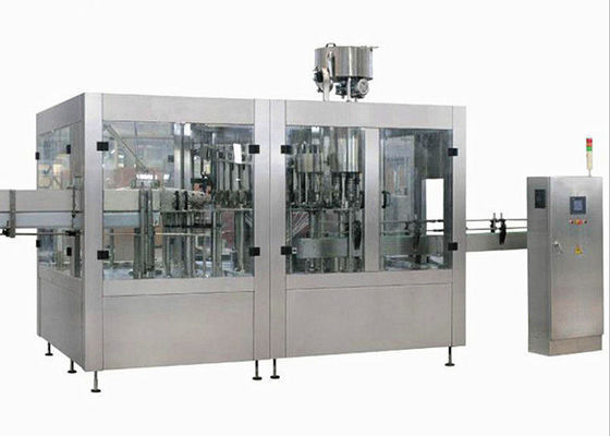 Petite échelle 3 dans 1 machine de remplissage de bouteilles de jus de Monoblock