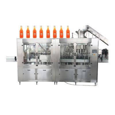 machine d'embouteillage de 2450*1800*2200mm 6.68kw 6000 BPH Monoblock