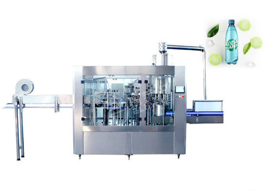 SUS304 3 dans 1 machine remplissante et de capsulage de rinçage automatique